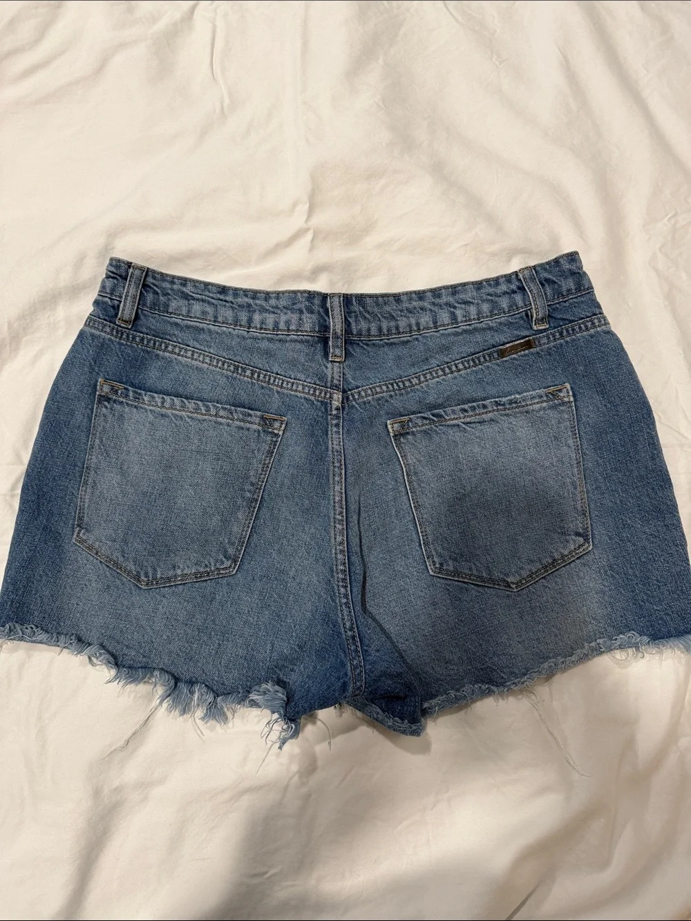 KanCan Distressed Blue Denim Cutoff Shorts